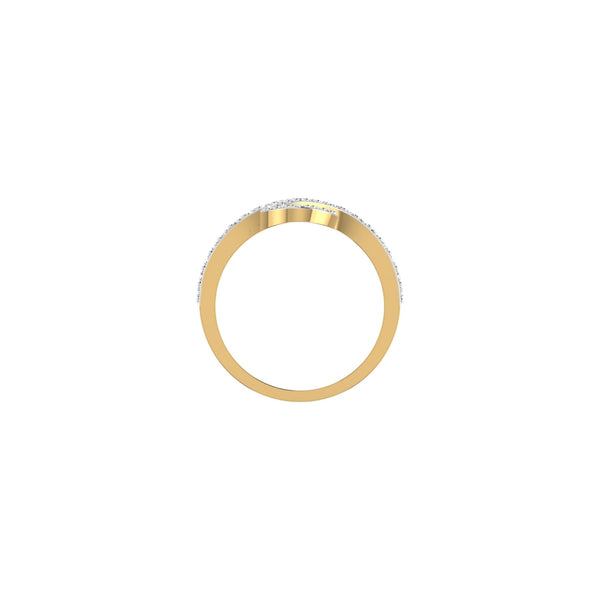 Item | Buy Oiza Infinie Pave Diamond Ring in 18K Gold | SPOP Enterprise Global